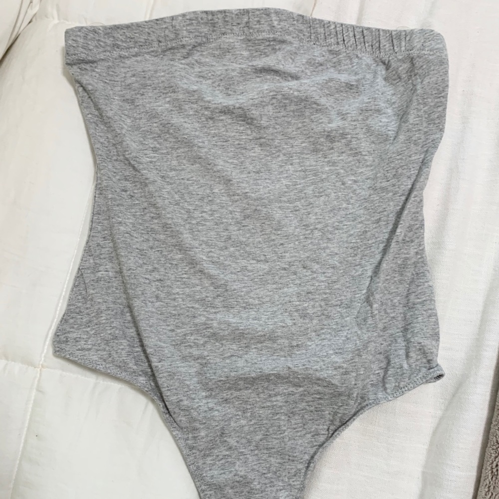 Gray bodysuit
